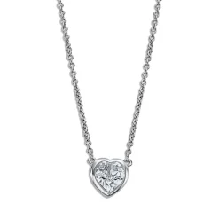 LOTUS Silver Halskette Herz 925 Silber Zirkonia Charming Lady JLP2000-1-1