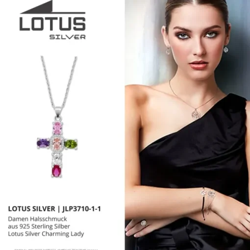 LOTUS Silver Halskette Kreuz 925 Silber Lotus Silver Charming Lady JLP3710-1-1