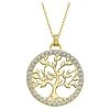 LOTUS Silver Halskette Lebensbaum SILBER LP1746-1/2 gold Zirkonia JLP1746-1-2