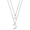 LOTUS Silver Halskette Mond Stern 925 Silber Lotus Silver Trendy JLP3021-1-1