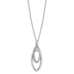 LOTUS Silver Halskette Oval 925 Silber Lotus Silver IT Girl JLP3489-1-1
