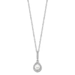 LOTUS Silver Halskette Perle 925 Silber weiß Lotus Silver Pearls JLP3198-1-1
