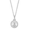 LOTUS Silver Halskette Perlen 925 Silber Lotus Style Pearls JLP3480-1-1