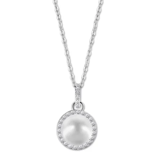 LOTUS Silver Halskette Perlen 925 Silber Lotus Style Pearls JLP3480-1-1