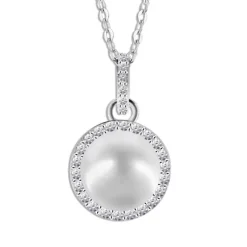 LOTUS Silver Halskette Perlen 925 Silber Lotus Style Pearls JLP3480-1-1