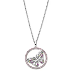 LOTUS Silver Halskette Schmetterling 925 Silber CZ Pure Essential JLP3075-1-2