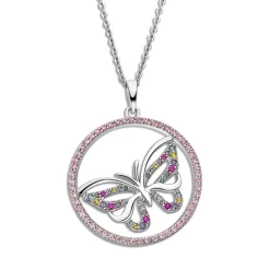 LOTUS Silver Halskette Schmetterling 925 Silber CZ Pure Essential JLP3075-1-2