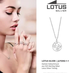 LOTUS Silver Halskette Schmetterling 925 Silber Lotus Silver Trendy JLP3592-1-1