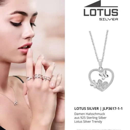 LOTUS Silver Halskette Schmetterling 925 Silber Lotus Silver Trendy JLP3617-1-1