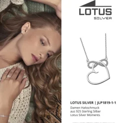 LOTUS Silver Halskette Unendlich Herz 925 Silber LP1819-1/1 Zirkonia JLP1819-1-1