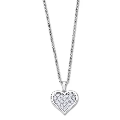 LOTUS Silver Halskette Zirkoniastein 925 Silber Lotus Moments JLP3125-1-1