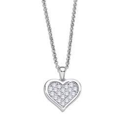 LOTUS Silver Halskette Zirkoniastein 925 Silber Lotus Moments JLP3125-1-1