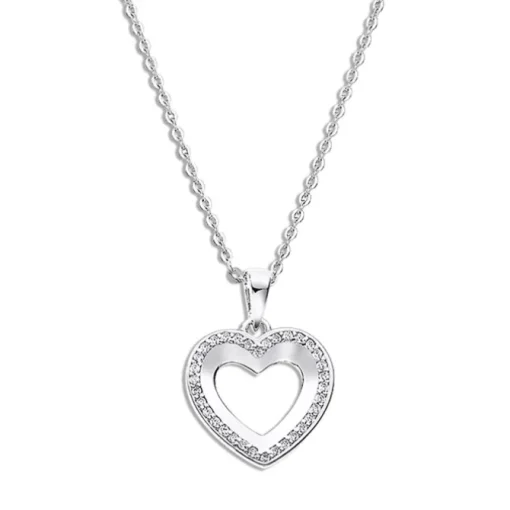 LOTUS Silver Halskette Zirkoniastein 925 Silber Lotus Moments JLP3137-1-1