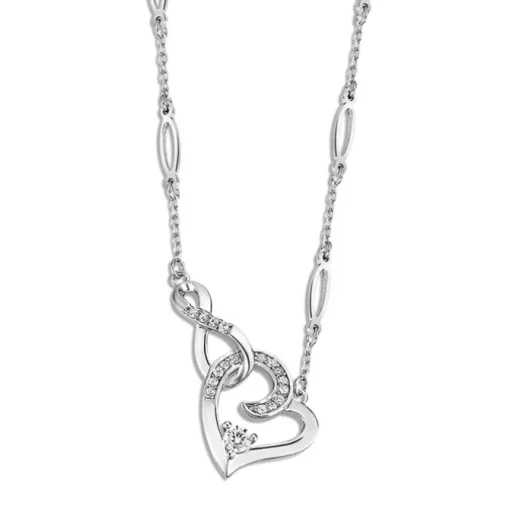 LOTUS Silver Halskette Zirkoniastein 925 Silber Lotus Silver Moments JLP3518-1-1