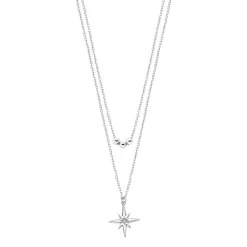 LOTUS Silver Halskette Zirkonia Stern 925 Silber Lotus Silver Trendy JLP3048-1-1
