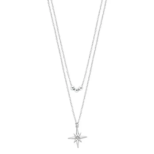LOTUS Silver Halskette Zirkonia Stern 925 Silber Lotus Silver Trendy JLP3048-1-1