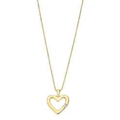 LOTUS Silver Halskette Zirkonia Herz Gold 925 Silber Moments JLP3217-1-2