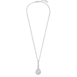 LOTUS Silver Halskette Zirkoniastein Silber Zirkonia Pure Essential JLP1592-1-1