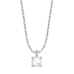 LOTUS Silver Halskette Zuchtperle 925 Silber Lotus Silver IT Girl JLP3409-1-1