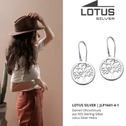LOTUS Silver Ohrhänger Lebensbaum 925 Silber LP1641-4/1 Hidra JLP1641-4-1