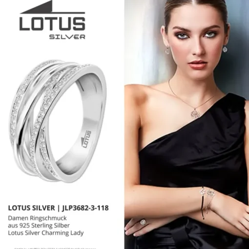 LOTUS Silver Ring 925 Silber Lotus Silver Charming Lady JLP3682-3-118