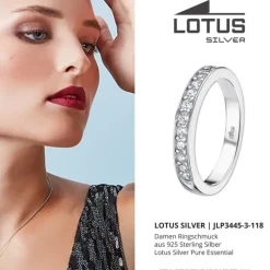 LOTUS Silver Ring 925 Silber Lotus Silver Pure Essential JLP3445-3-118