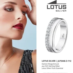 LOTUS Silver Ring 925 Silber Lotus Silver Pure Essential JLP3446-3-112