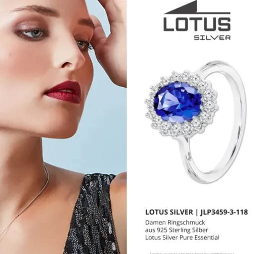 LOTUS Silver Ring 925 Silber Lotus Silver Pure Essential JLP3459-3-118