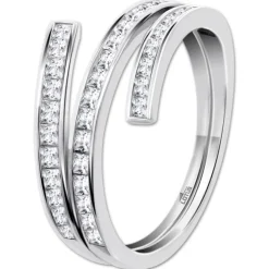 LOTUS Silver Ring Zirkoniastein 925 Silber Lotus Silver Trendy JLP3731-3-112