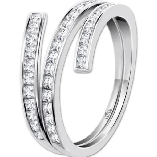 LOTUS Silver Ring Zirkoniastein 925 Silber Lotus Silver Trendy JLP3731-3-116