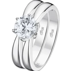 LOTUS Silver Ring Zirkoniastein 925 Silber Lotus Silver Trendy JLP3509-3-112