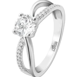 LOTUS Silver Ring Zirkoniastein 925 Silber Lotus Silver Trendy JLP3742-3-112