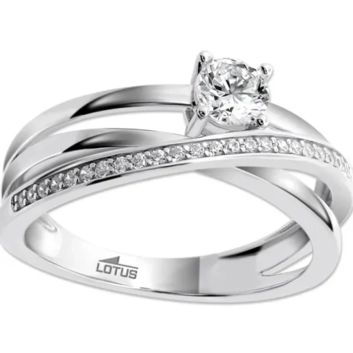 LOTUS Silver Ring Zirkoniastein 925 Silber Lotus Silver Trendy JLP3732-3-116