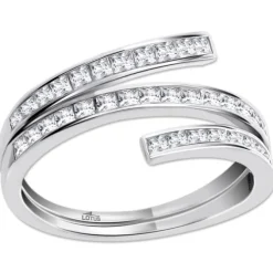 LOTUS Silver Ring Zirkoniastein 925 Silber Lotus Silver Trendy JLP3731-3-112