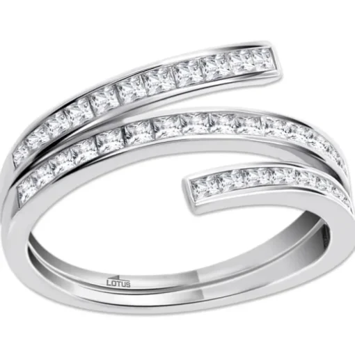 LOTUS Silver Ring Zirkoniastein 925 Silber Lotus Silver Trendy JLP3731-3-116