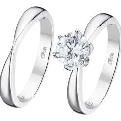 LOTUS Silver Ring Zirkoniastein 925 Silber Lotus Silver Trendy JLP3509-3-112