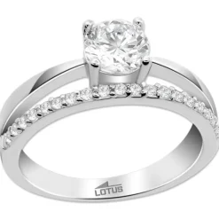 LOTUS Silver Ring Zirkoniastein 925 Silber Lotus Silver Trendy JLP3741-3-116