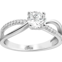 LOTUS Silver Ring Zirkoniastein 925 Silber Lotus Silver Trendy JLP3742-3-112