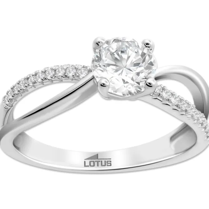 LOTUS Silver Ring Zirkoniastein 925 Silber Lotus Silver Trendy JLP3742-3-116