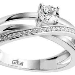 LOTUS Silver Ring Zirkoniastein 925 Silber Lotus Silver Trendy JLP3732-3-118