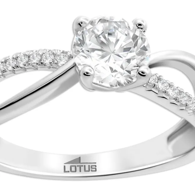 LOTUS Silver Ring Zirkoniastein 925 Silber Lotus Silver Trendy JLP3742-3-116