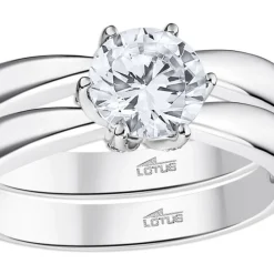 LOTUS Silver Ring Zirkoniastein 925 Silber Lotus Silver Trendy JLP3509-3-112