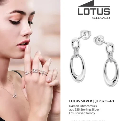 LOTUS Silver Zirkoniastein 925 Silber Lotus Silver Trendy JLP3735-4-1