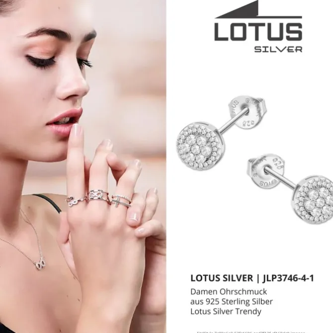 LOTUS Silver Zirkoniastein 925 Silber Lotus Silver Trendy JLP3746-4-1