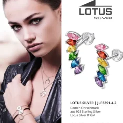 LOTUS Silver Zirkoniastein 925 Silber Lotus Silver IT Girl JLP3391-4-2