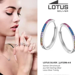 LOTUS Silver Zirkoniastein 925 Silber Lotus Silver Trendy JLP3396-4-8