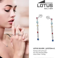 LOTUS Silver Zirkoniastein 925 Silber Lotus Silver Trendy JLP3734-4-2