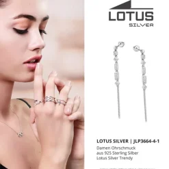 LOTUS Silver Zirkoniastein 925 Silber Lotus Silver Trendy JLP3664-4-1