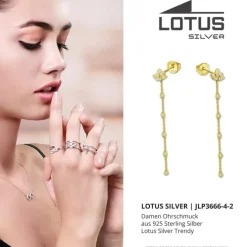LOTUS Silver Zirkoniastein 925 Silber Lotus Silver Trendy JLP3666-4-2