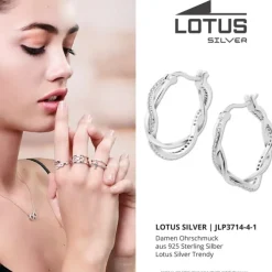 LOTUS Silver Zirkoniastein 925 Silber Lotus Silver Trendy JLP3714-4-1